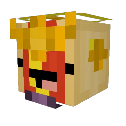 boiledcheeto Minecraft avatar head, 3D render