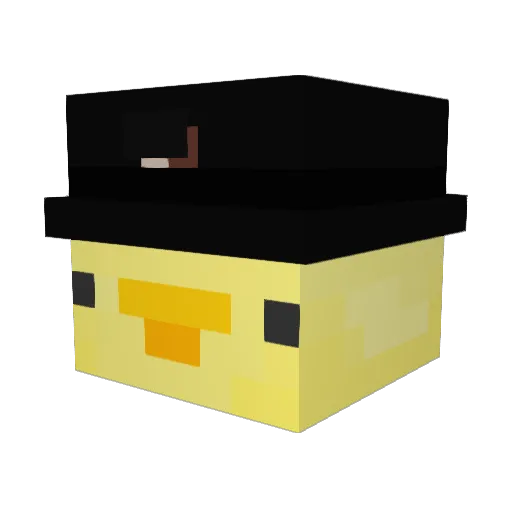 boiledh0tdog Minecraft avatar head, 3D render