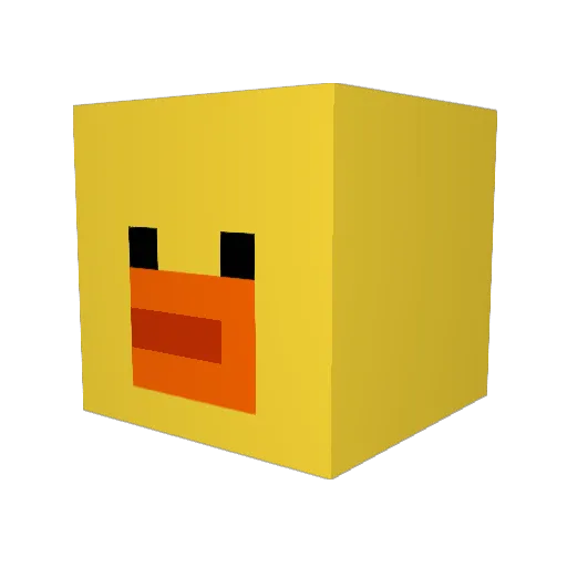 boinkydonk Minecraft avatar head, 3D render