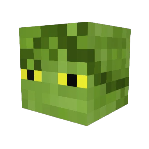 boinp Minecraft avatar head, 3D render