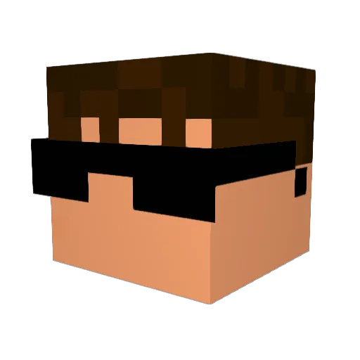 Minecraft-Avatar von bojacwise: Kopf als 3D-Render