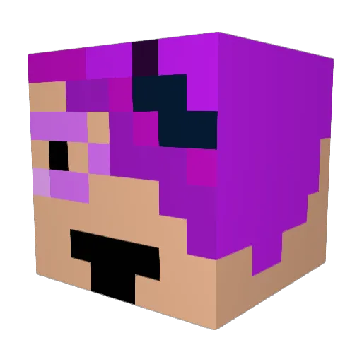 bojamba Minecraft avatar head, 3D render