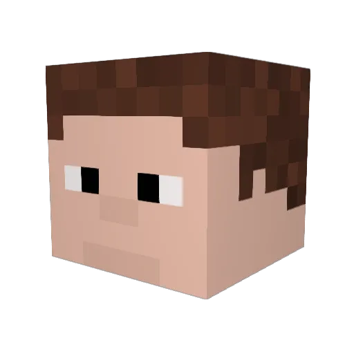 bolcik20 Minecraft avatar head, 3D render