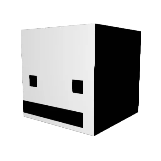 boleesh Minecraft avatar head, 3D render