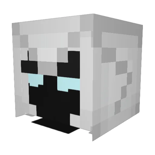 boleyer Minecraft avatar head, 3D render