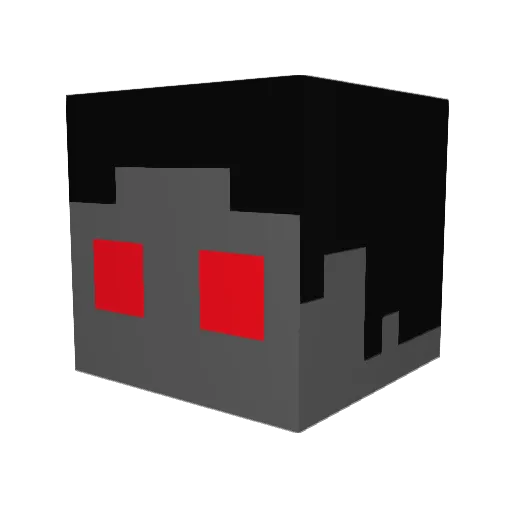 bolhti Minecraft avatar head, 3D render