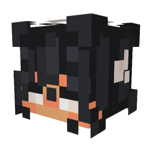 bolideglacier Minecraft avatar head, 3D render