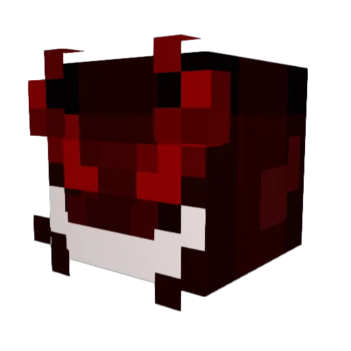 boliviademon Minecraft avatar head, 3D render