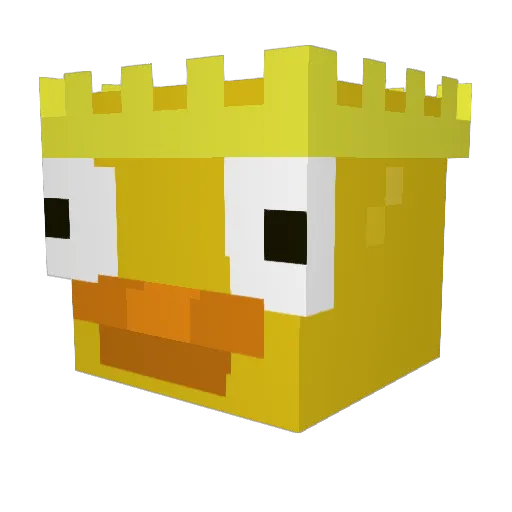bolle2016 Minecraft avatar head, 3D render