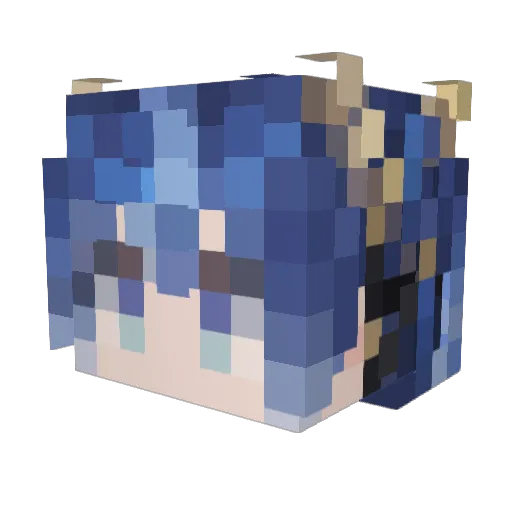 boltroll23 Minecraft avatar head, 3D render