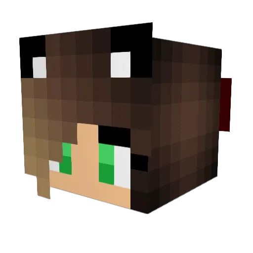 boltztheking22 Minecraft avatar head, 3D render