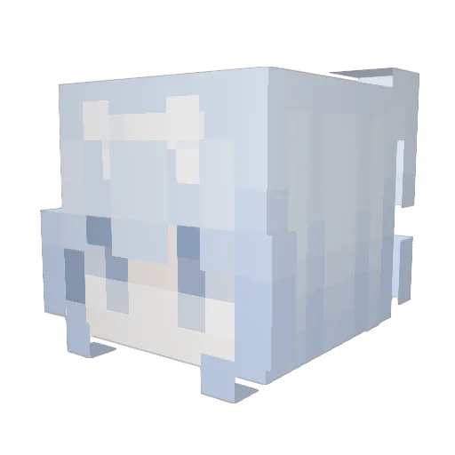 boluo666 Minecraft avatar head, 3D render