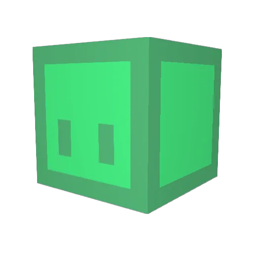 bolyxi Minecraft avatar head, 3D render