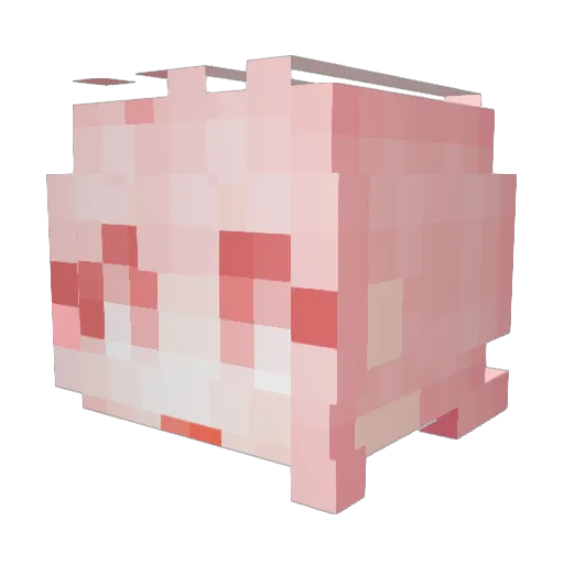 bomara_ Minecraft avatar head, 3D render