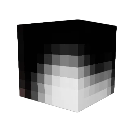 bomba_ae Minecraft avatar head, 3D render