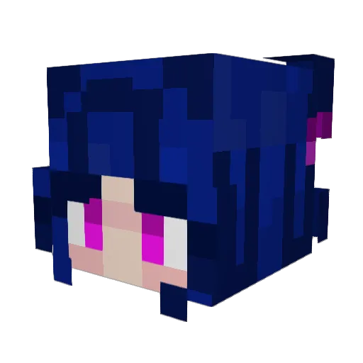 bombabobo Minecraft avatar head, 3D render