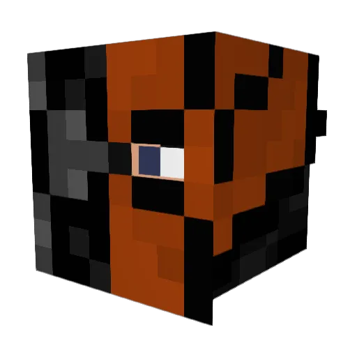 bombee2002 Minecraft avatar head, 3D render