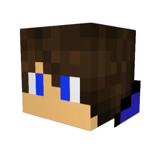 bombeiro_br Minecraft avatar head, 3D render