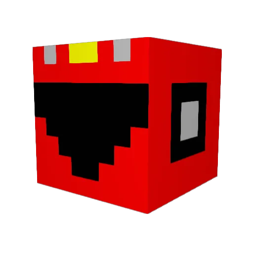 bombsaway225 Minecraft avatar head, 3D render