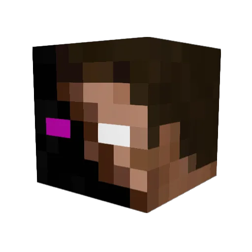 bomerman80 Minecraft avatar head, 3D render
