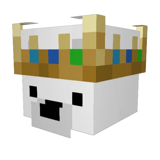 bomplives Minecraft avatar head, 3D render