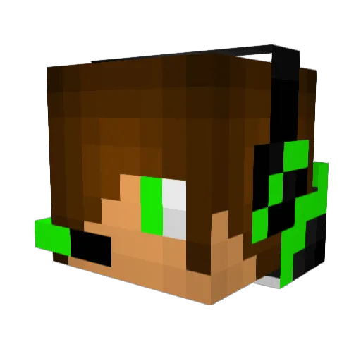 bonazza03 Minecraft avatar head, 3D render