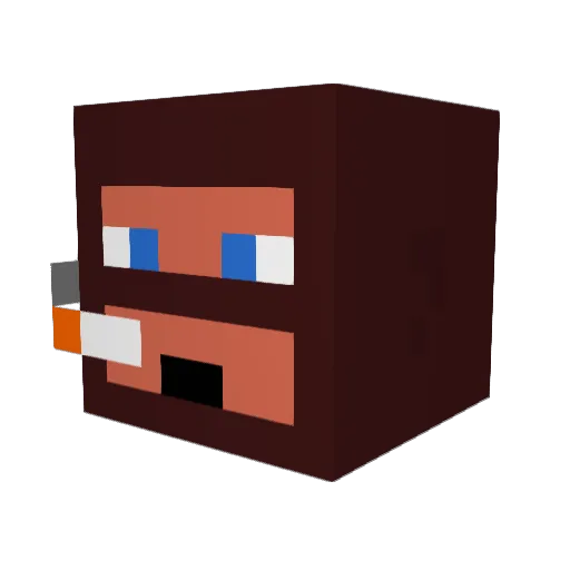 bondixxx Minecraft avatar head, 3D render