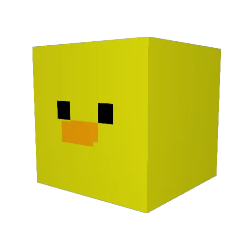 bondyboo Minecraft avatar head, 3D render
