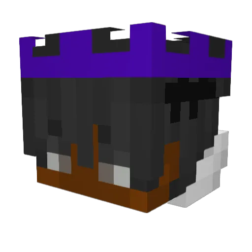 bondzo_ Minecraft avatar head, 3D render