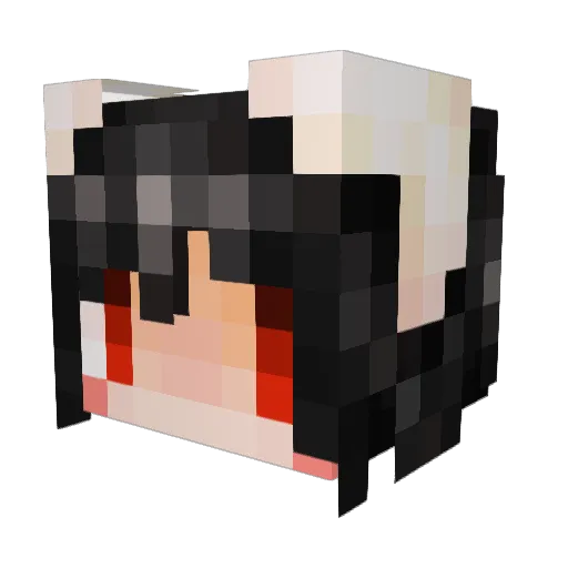 bone1001 Minecraft avatar head, 3D render