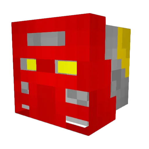 bone586 Minecraft avatar head, 3D render