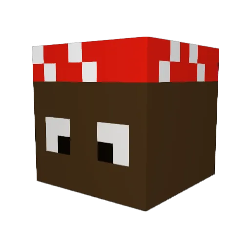 bong0508 Minecraft avatar head, 3D render