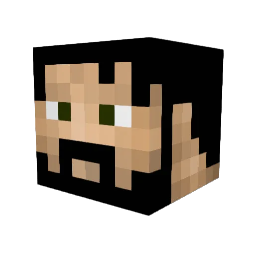 bong_maestro Minecraft avatar head, 3D render