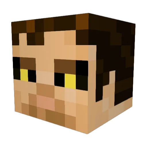 bongo59 Minecraft avatar head, 3D render