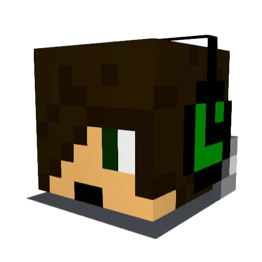 bongo941 Minecraft avatar head, 3D render