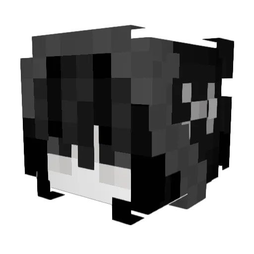 bonicules Minecraft avatar head, 3D render