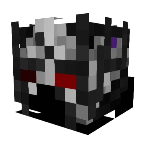 bonkobonko Minecraft avatar head, 3D render