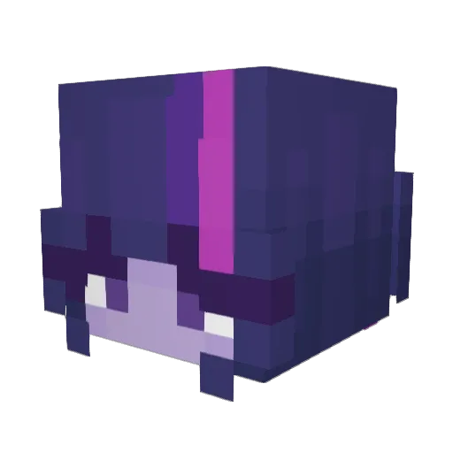 bonniiet Minecraft avatar head, 3D render