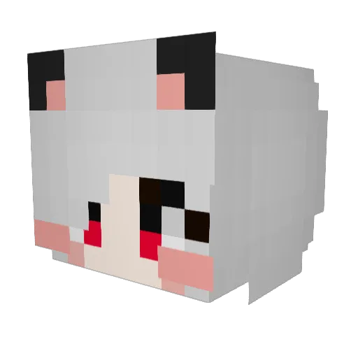 bono96 Minecraft avatar head, 3D render