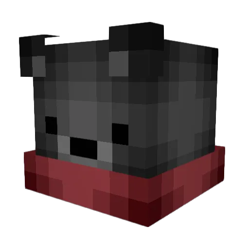 bonsigh Minecraft avatar head, 3D render