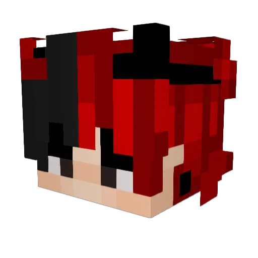 bonsozh Minecraft avatar head, 3D render