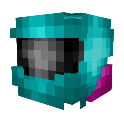 bontan Minecraft avatar head, 3D render