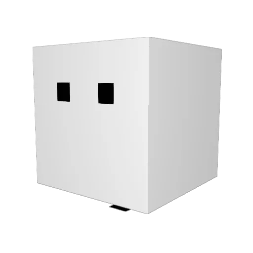 boo1213 Minecraft avatar head, 3D render
