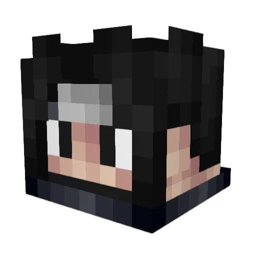 boo9921 Minecraft avatar head, 3D render