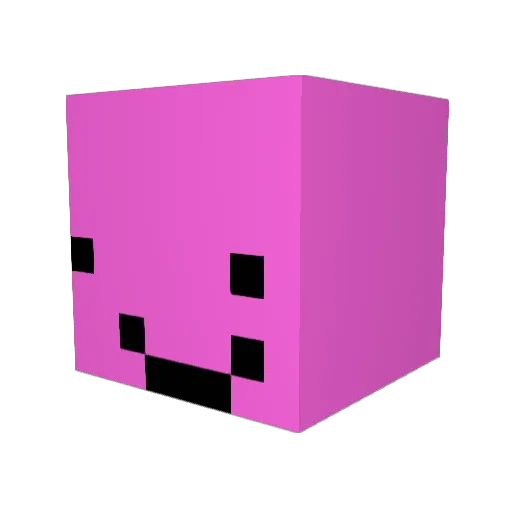 boobalicious Minecraft avatar head, 3D render