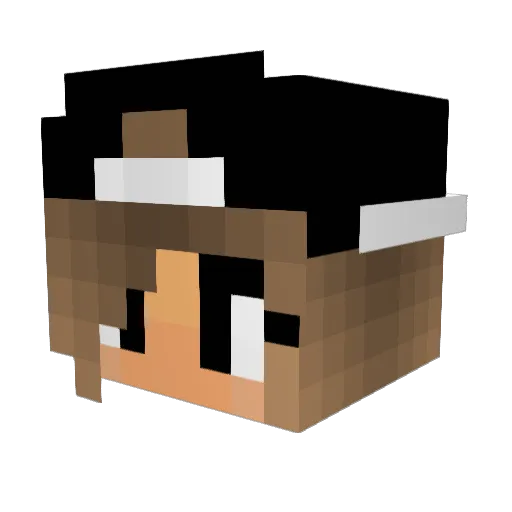 booboo81 Minecraft avatar head, 3D render