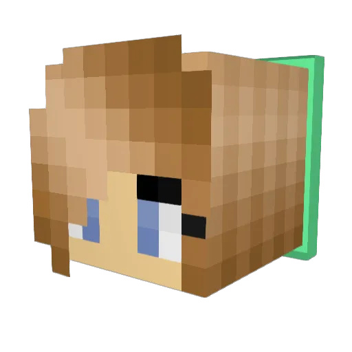 boobooswag2003 Minecraft avatar head, 3D render