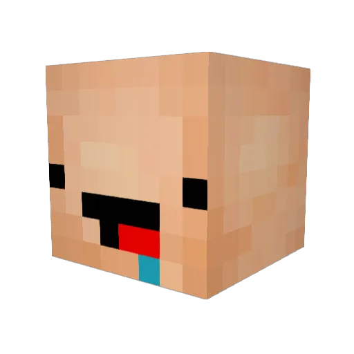 booce69 Minecraft avatar head, 3D render