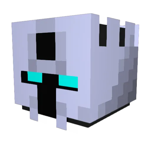 boodelro Minecraft avatar head, 3D render