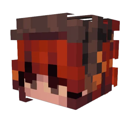 boofgonk Minecraft avatar head, 3D render